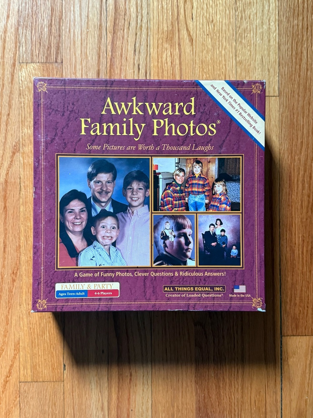 Awkward Family Photos Board Game — Purple Box